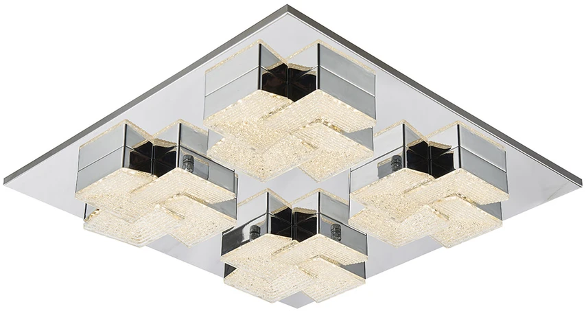 56W LED lubinis šviestuvas CLARISE, chromo sp., 3000K