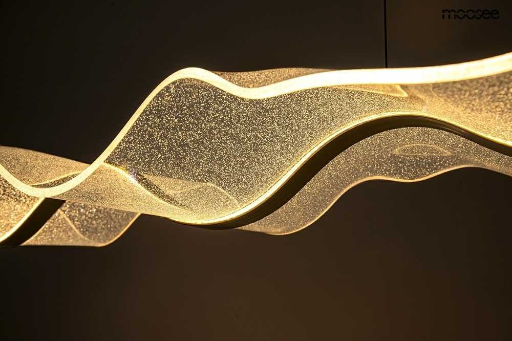 56W LED pakabinamas šviestuvas BREATH 180, aukso sp., 3000K