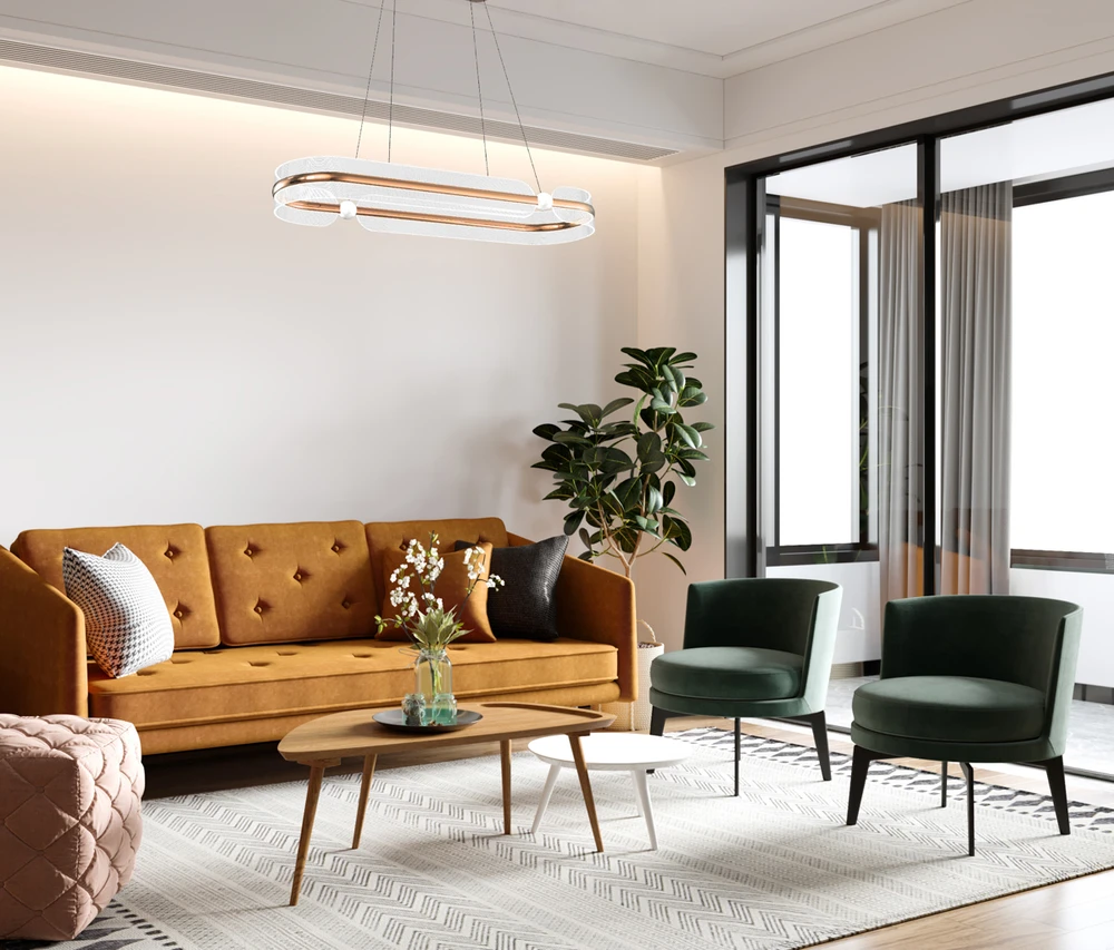 Italux Pakabinamas šviestuvas Sopla PND-63728-56W-3K-GD