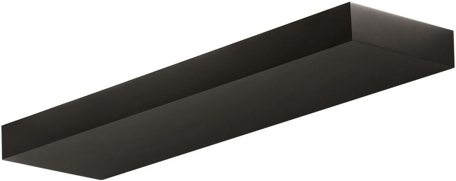 56W LED sieninis šviestuvas BRICK, juodas, 2700/3000/4000K, A3972272N