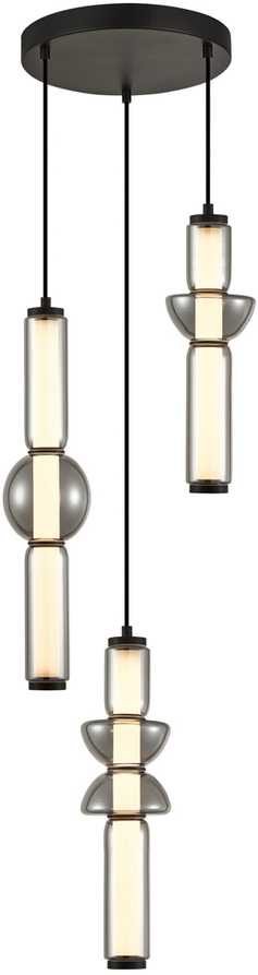 Italux Pakabinamas šviestuvas Bruni PND-27372-3A-57W-BK