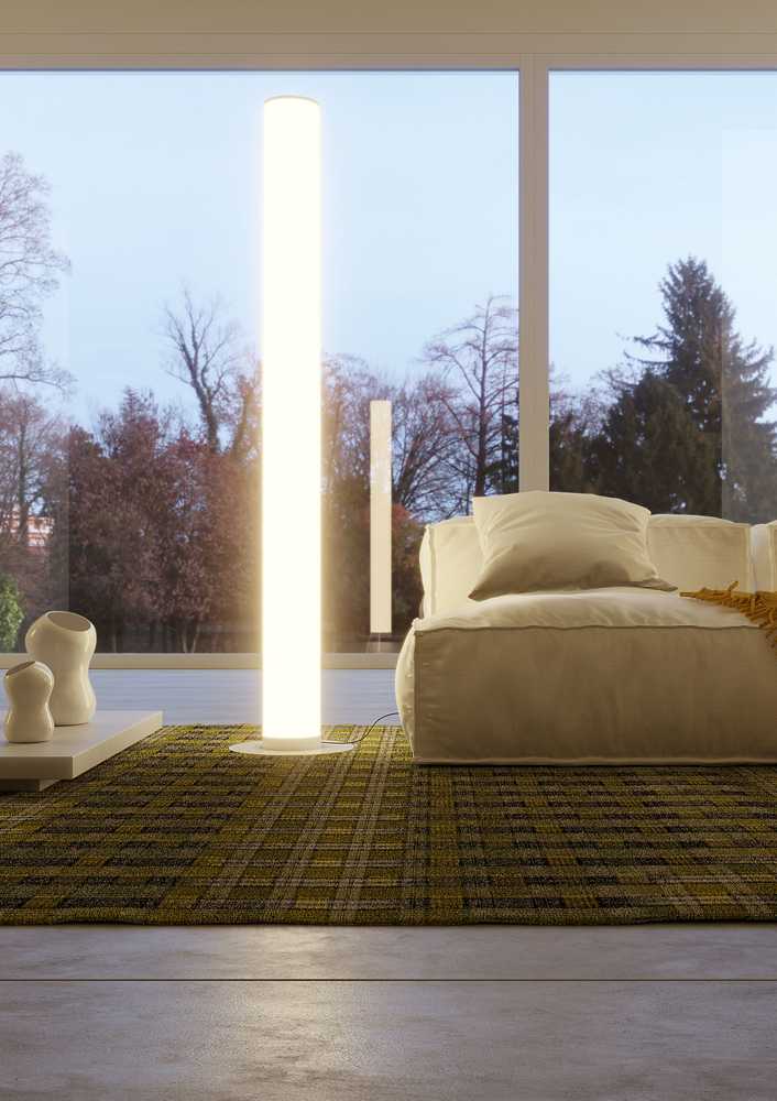 57W LED pastatomas šviestuvas PILON, baltas, 3000K, dimeriuojamas, 01-3012
