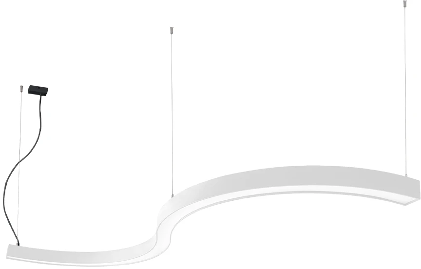 58W LED pakabinamas šviestuvas SEMI S, baltas, 3000K, 2000mm, dimeriuojamas, 3921-0020-3-W-D4