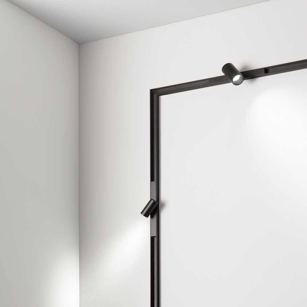 5W LED akcentinis šviestuvas į magnetinės sistemos STICK bėgelį, juodas, 3000K, dimeriuojamas, 329529