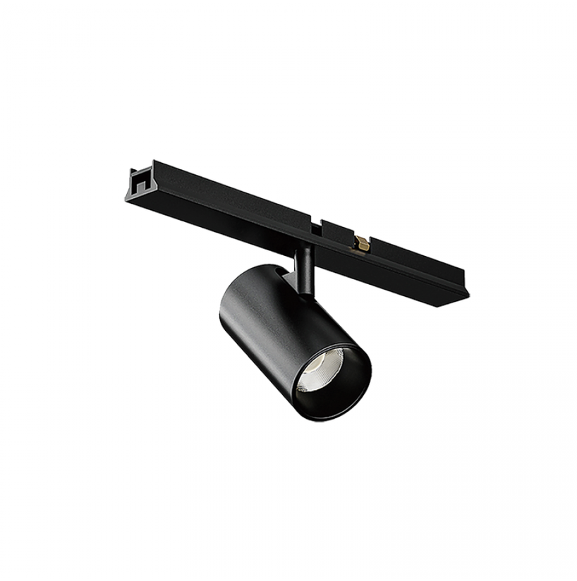 5W LED akcentinis šviestuvas į magnetinę sistemą ZAMBELIS MAGNETIC ULTRA SLIM, juodas, 3000K, DALI, 23114