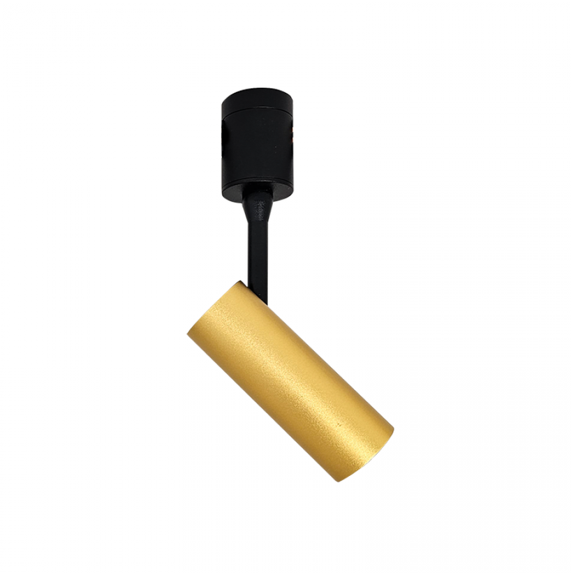 5W LED akcentinis šviestuvas į magnetinę sistemą ZAMBELIS FLEXIBLE, matinės aukso sp., 3000K, DALI, 23185