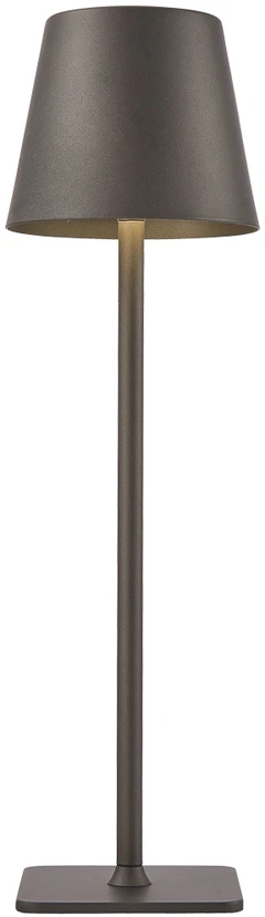 5W LED įkraunamas stalo šviestuvas ATLIS, pilkos/grafito sp., 3000/6500K, IP54, su USB jungtimi