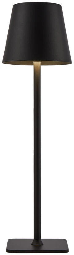 5W LED įkraunamas stalo šviestuvas ATLIS, juodas, 3000/6500K, IP54, su USB jungtimi