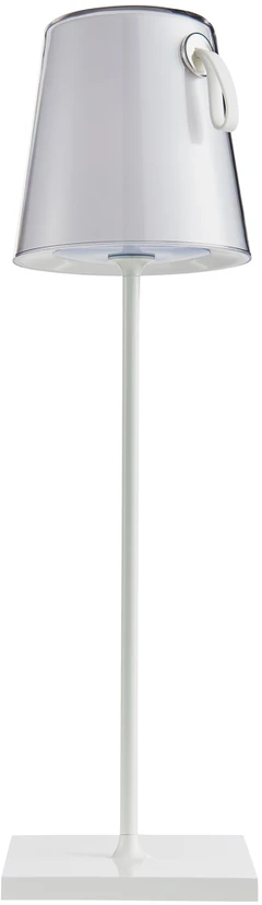 5W LED įkraunamas stalo šviestuvas OSTAP, baltas, 3000K/RGB, IP54, su USB jungtimi