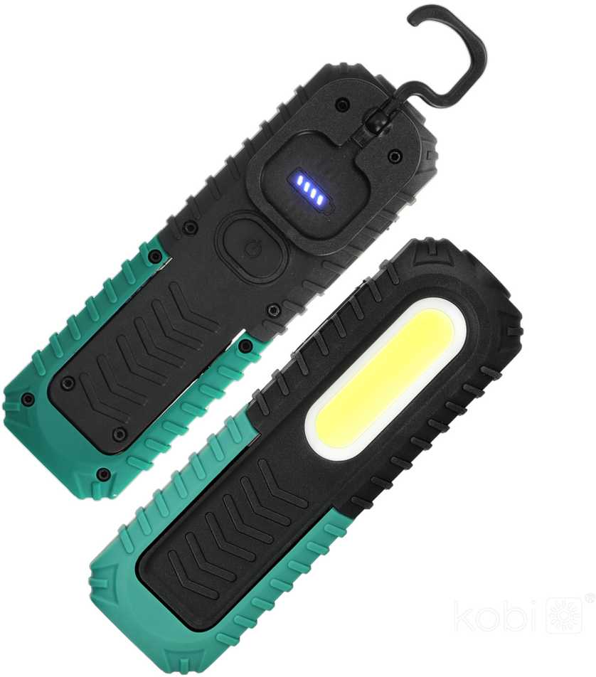 5W LED įkraunamas žibintuvėlis X-MPR, juodas, 6000K, IP54
