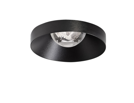 5W LED įleidžiamas šviestuvas PUCK, juodas, 3000K, IP54