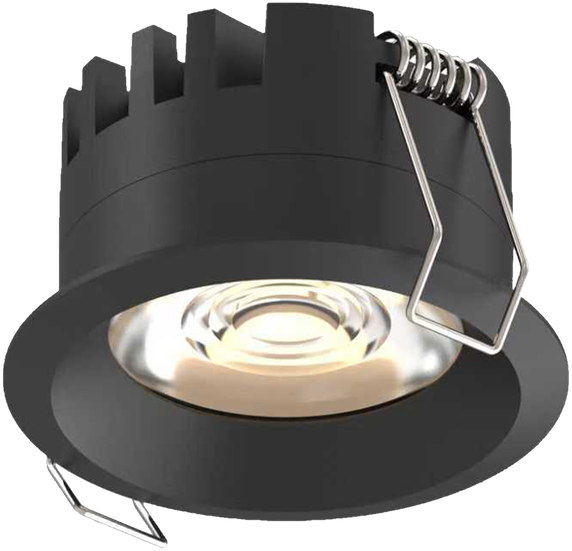 5W LED įleidžiamas šviestuvas SHORT, juodas, 3000/4000K, dimeriuojamas, IP40, E4018070NDT