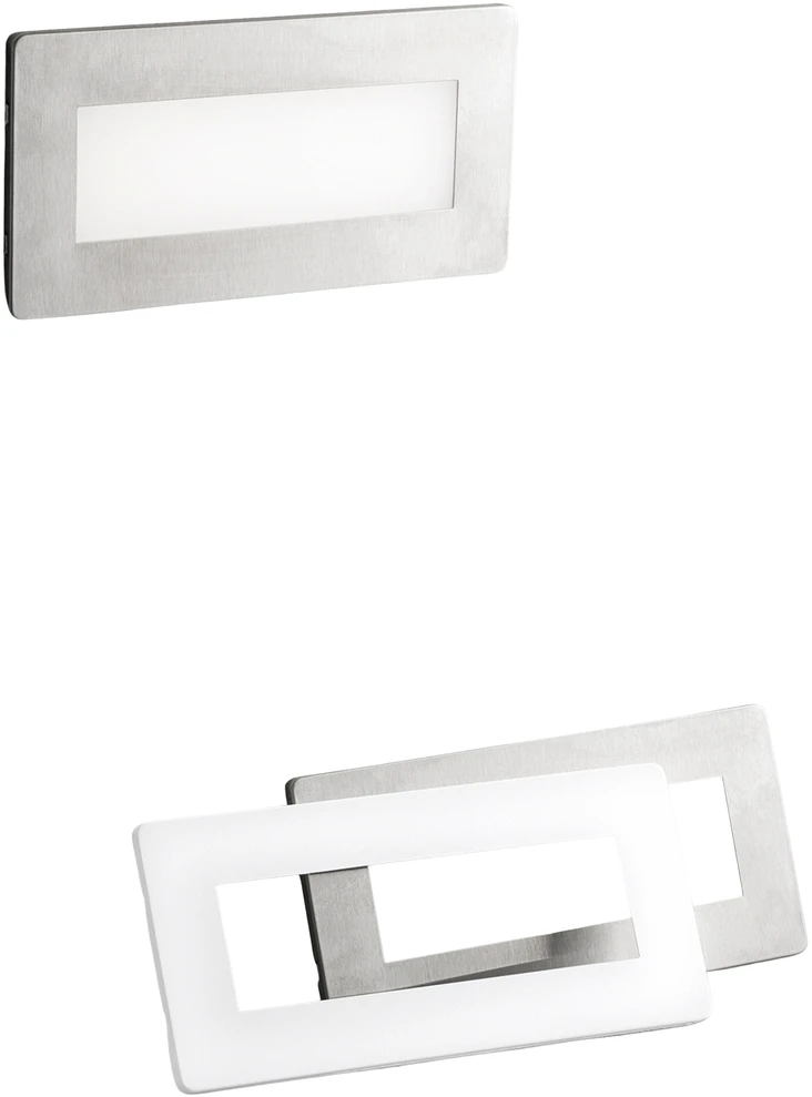 5W LED lauko įleidžiamas šviestuvas BOLT, baltos/nikelio sp., CCT, IP65