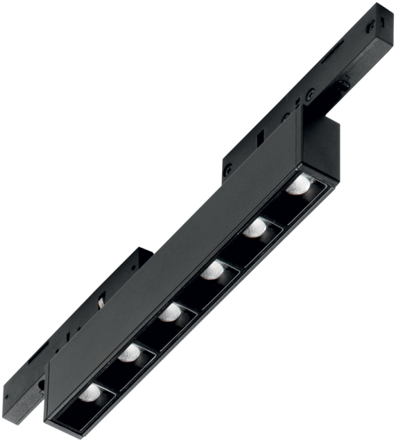 5W LED linijinės sistemos šviestuvas DEVA, juodas, 4000K, 369907