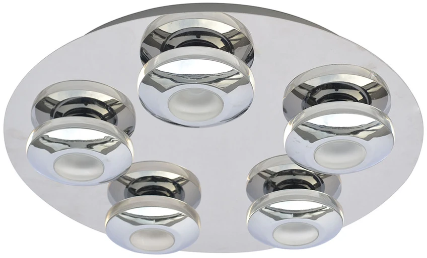 5W LED lubinis šviestuvas ELIAS, chromo sp., 3000K
