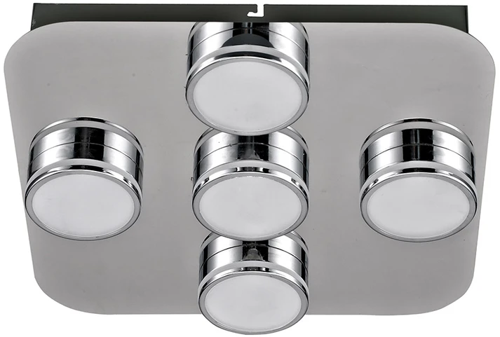 5W LED lubinis šviestuvas MARCEL, matinės chromo sp., 3000K