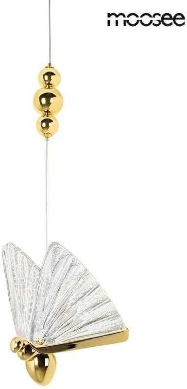 5W LED pakabinamas šviestuvas BUTTERFLY S, aukso sp., 3000K