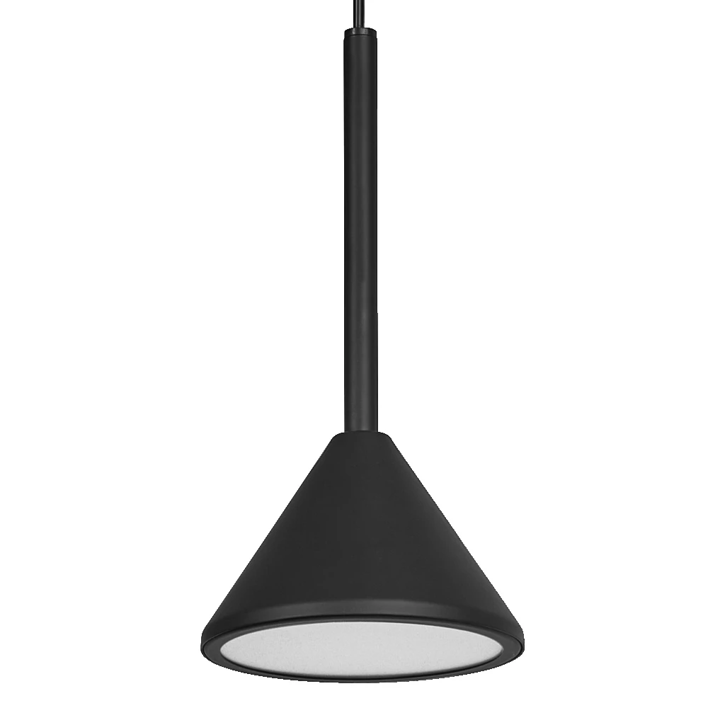5W LED pakabinamas šviestuvas FUJI, juodas, 3000K