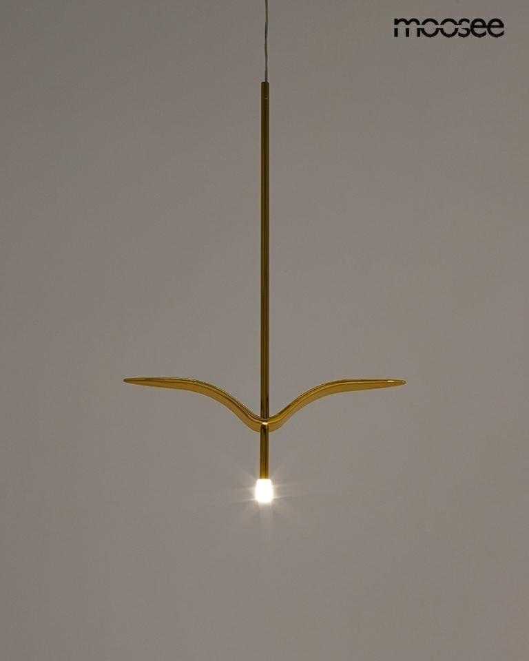 5W LED pakabinamas šviestuvas GAVI A, aukso sp., 3000K