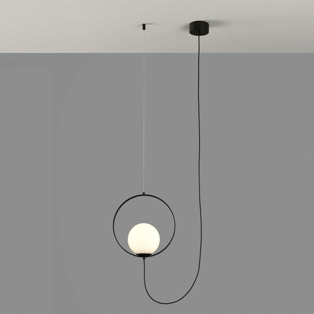 5W LED pakabinamas šviestuvas HALO, juodos/baltos sp., 2700/3000K, dimeriuojamas, C3815171NDP