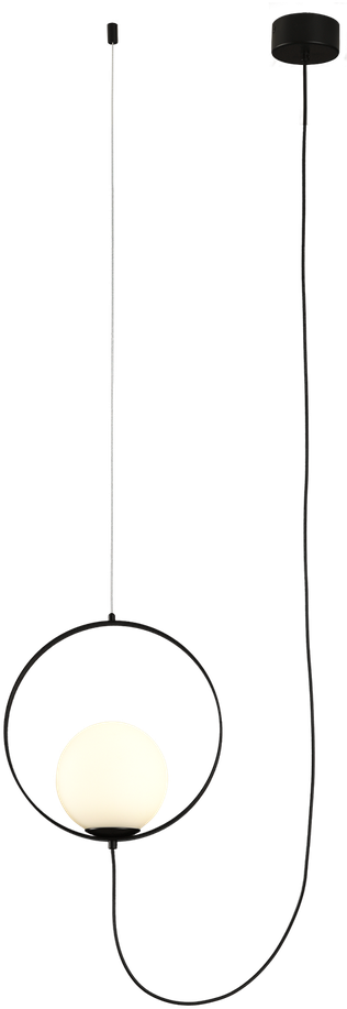 5W LED pakabinamas šviestuvas HALO, juodos/baltos sp., 2700/3000K, dimeriuojamas, C3815171NDP