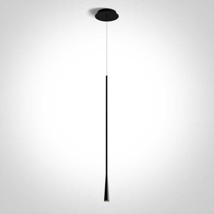 5W LED pakabinamas šviestuvas, juodas, 3000K, 63076A/B/W