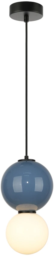 5W LED pakabinamas šviestuvas PIEVE, mėlynos/matinės baltos sp., 3000K