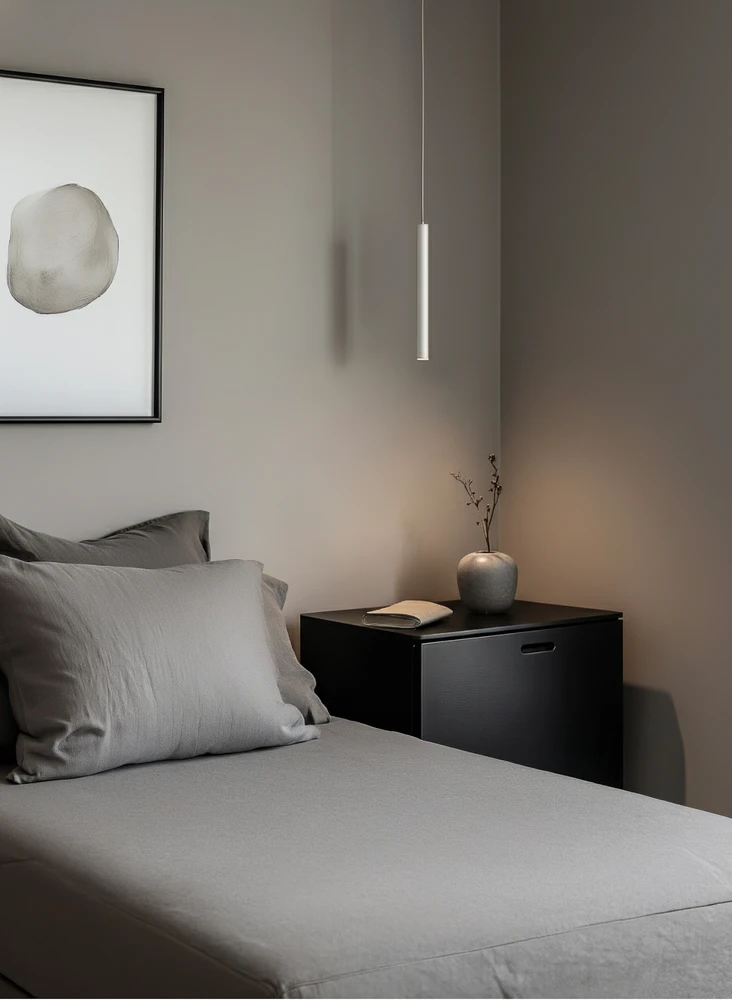 5W LED pakabinamas šviestuvas PIPE SLIM, baltas, 3000K, C3986100B