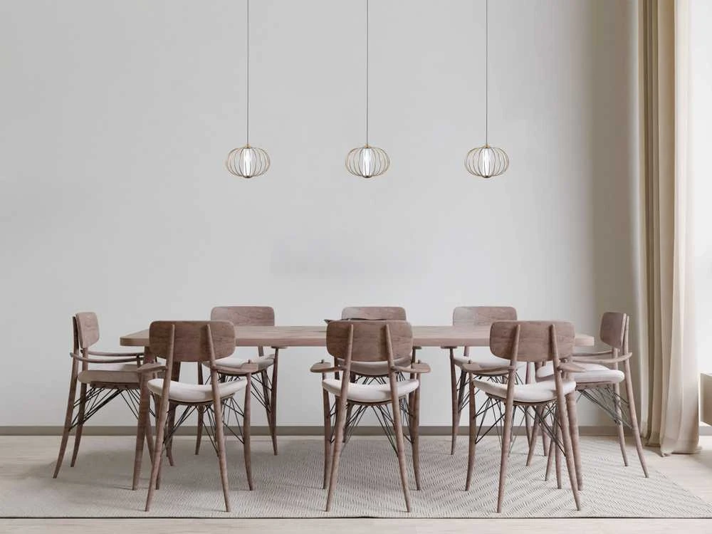 5W LED pakabinamas šviestuvas RABEL, aukso sp., 3000K