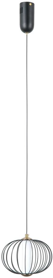 5W LED pakabinamas šviestuvas RABEL, matinės juodos sp., 3000K