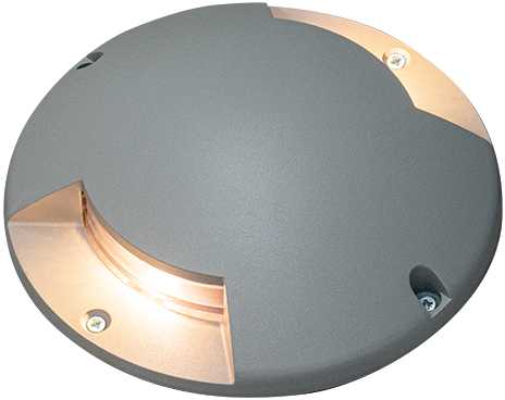 5W LED paviršinio montavimo grindinio šviestuvas, pilkas, 3000K, IP67, E462