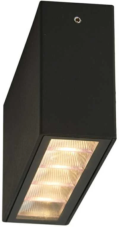 Pakabinamas šviestuvas 5W LED paviršinis fasado šviestuvas FORLI 3K, juodas, 3000K