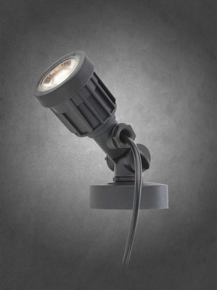 5W LED paviršinis/įsmeigiamas lauko šviestuvas TIM, dūmų sp., 4000K, IP65