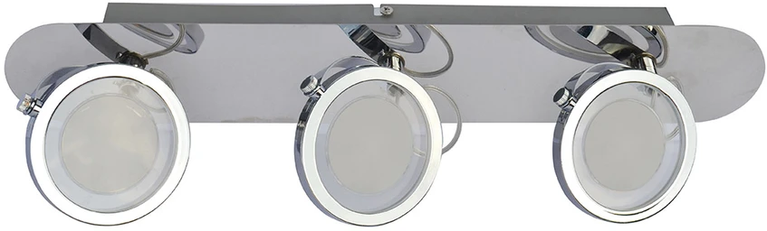 Lubinis šviestuvas 5W LED paviršinis šviestuvas ALESSIO, chromo sp./skaidrus, 3000K
