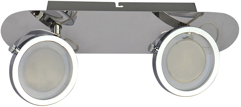 Lubinis šviestuvas 5W LED paviršinis šviestuvas ALESSIO, chromo sp./skaidrus, 3000K
