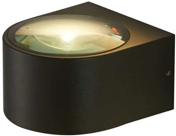Sieninis šviestuvas 5W LED sieninis fasado šviestuvas PESARO 4K, juodas, 4000K