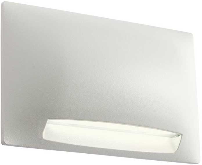 5W LED sieninis lauko šviestuvas SLOT, baltas, 3000K, IP65, 90122