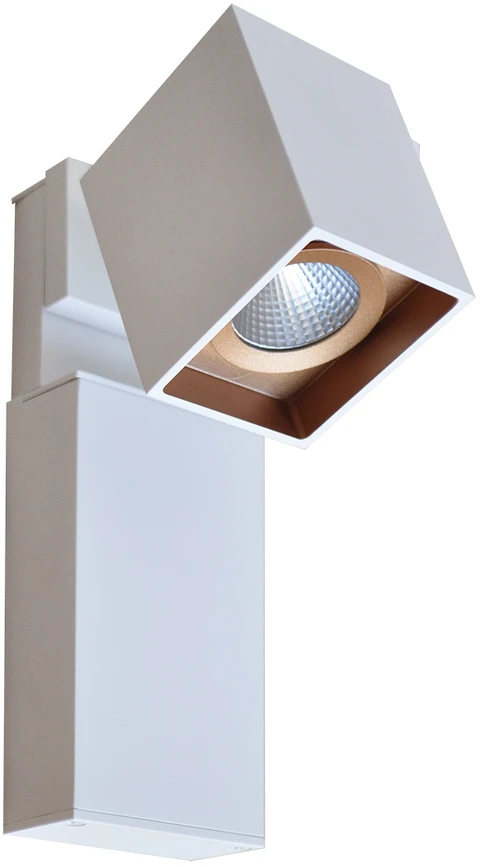 5W LED sieninis šviestuvas ARAVENA, baltos/aukso sp., 4000K