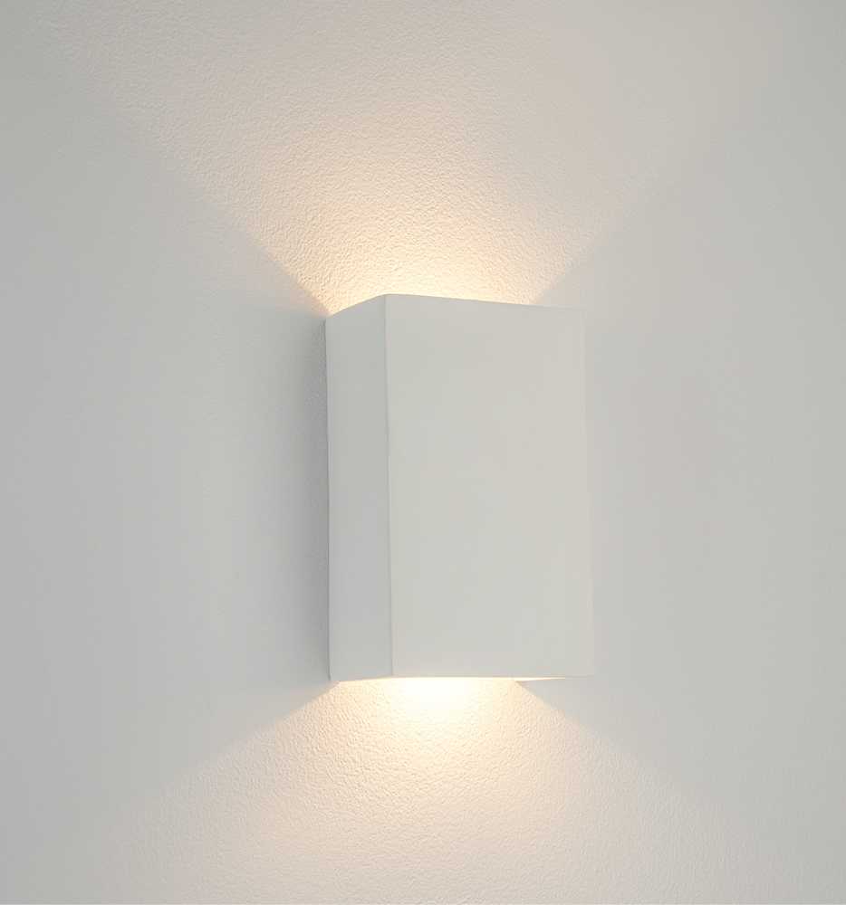5W LED sieninis šviestuvas, baltas, 3000K, šviečia į viršų ir į apačią, 25379
