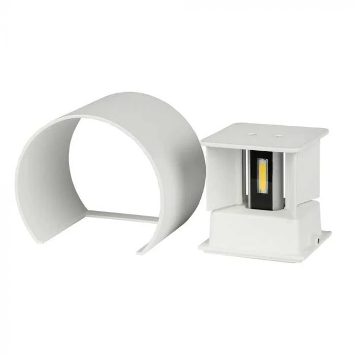 V-tac 5W LED sieninis šviestuvas, baltas, 3000K