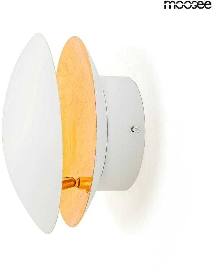 5W LED sieninis šviestuvas ECLISE, aukso/baltos sp., 3000K