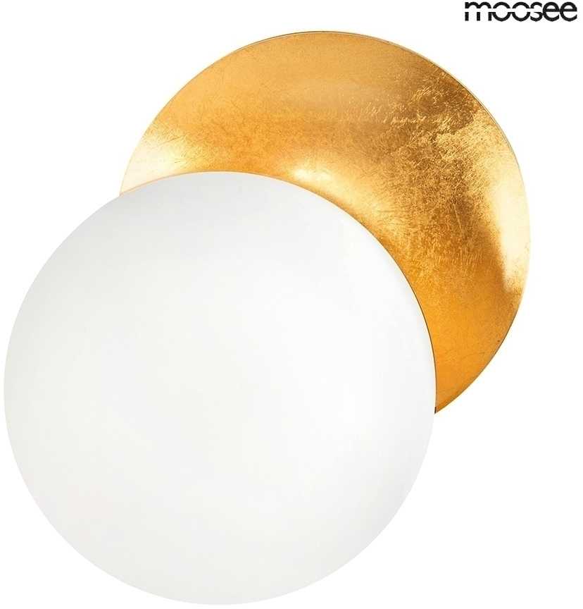 5W LED sieninis šviestuvas ECLISE, aukso/baltos sp., 3000K
