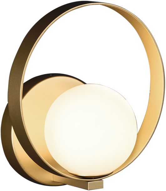 5W LED sieninis šviestuvas HALO, aukso/baltos sp., 2700/3000K, A3815170O