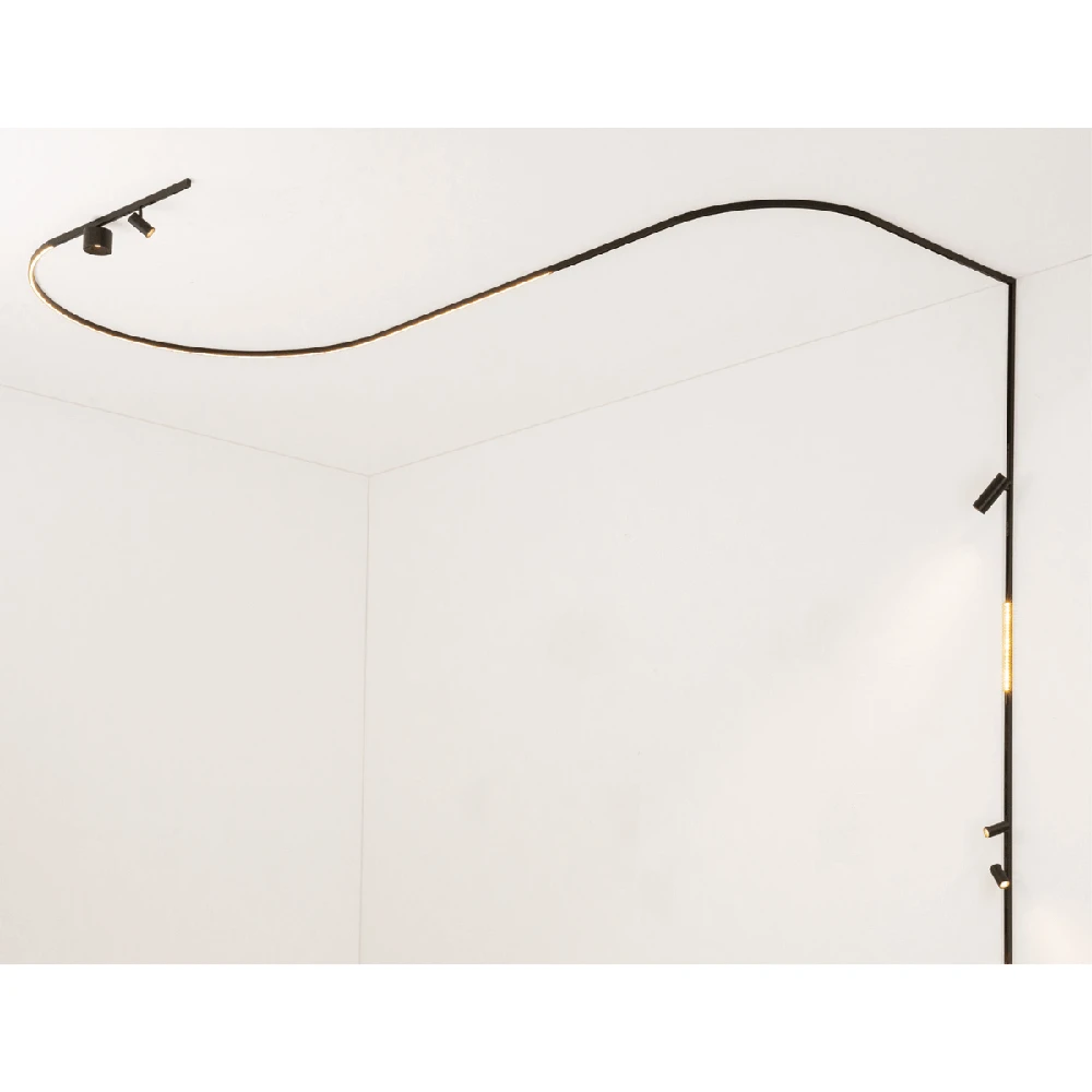 5W LED šviestuvas į magnetinę sistemą ZAMBELIS MAGNETIC 6MM, juodas, 3000K, DALI, 25255
