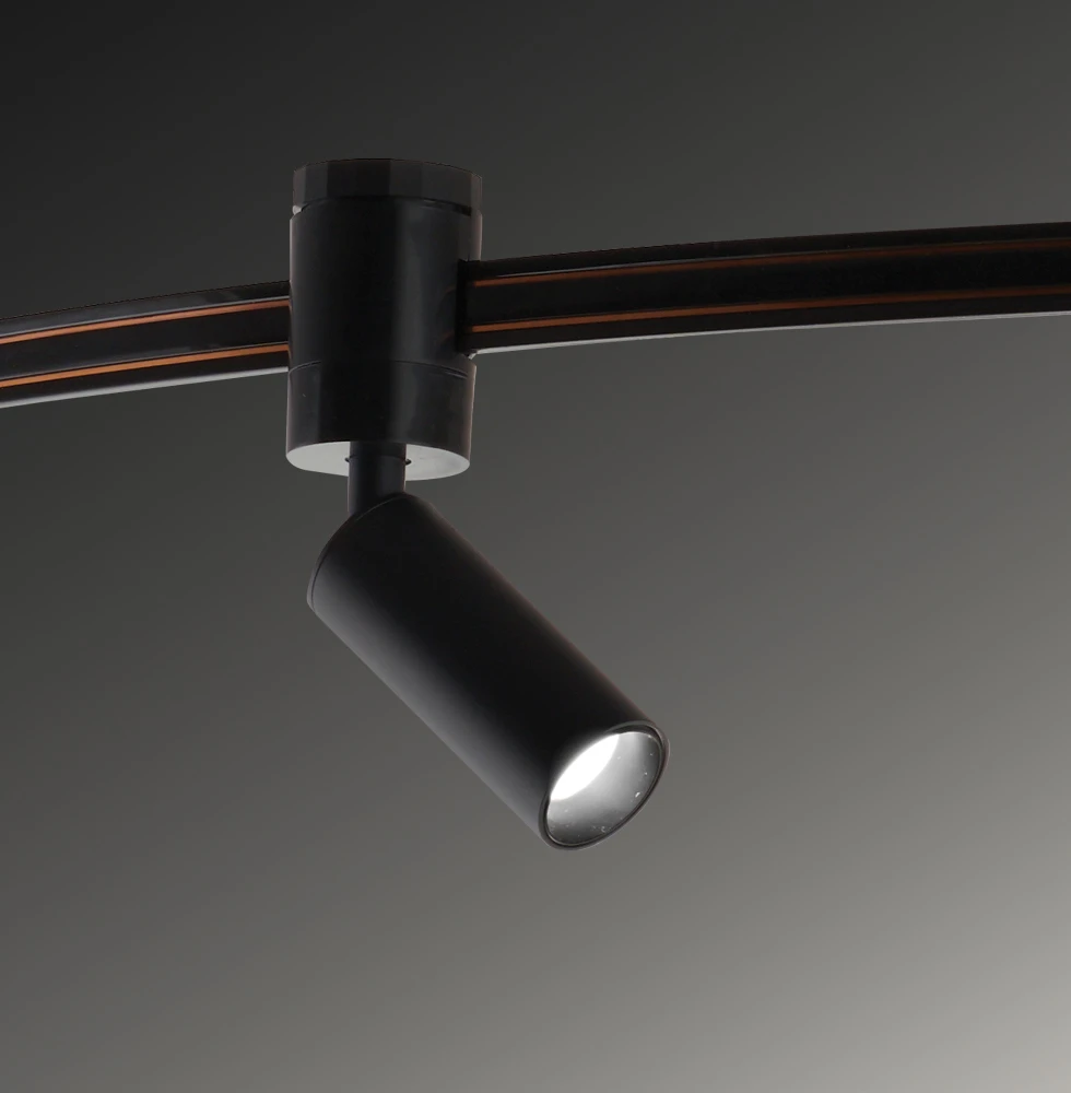 5W LED šviestuvas į magnetinius bėgelius VIOKEF FLEXY, juodas, 2700-6000K, 4313900