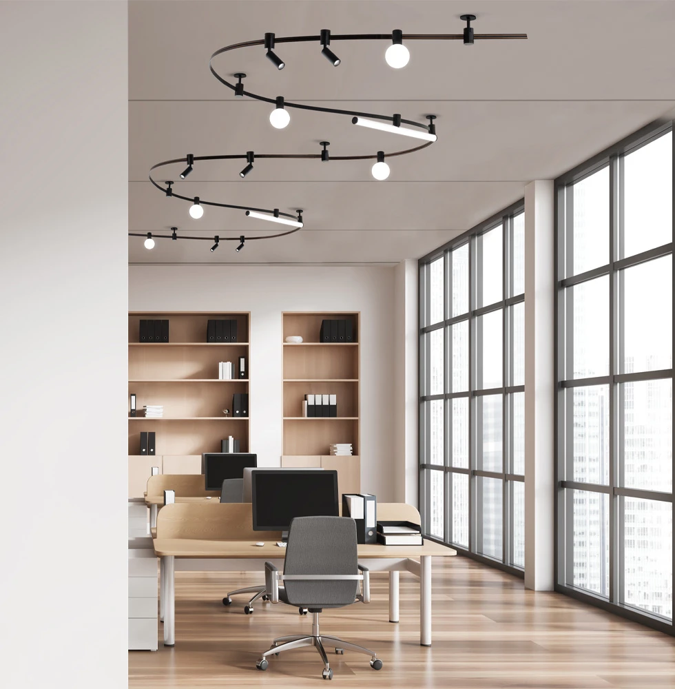 5W LED šviestuvas į magnetinius bėgelius VIOKEF FLEXY, juodas, 2700-6000K, 4314100