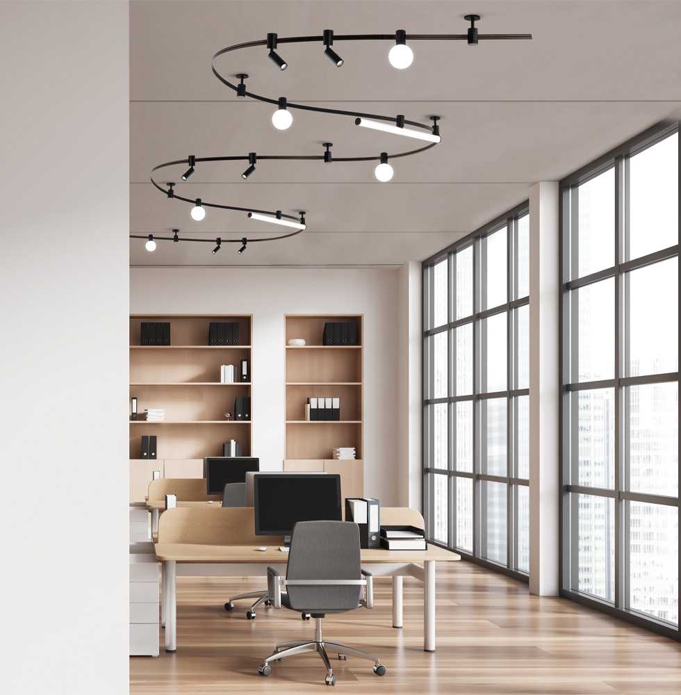 5W LED šviestuvas į magnetinius bėgelius VIOKEF FLEXY, juodas, 2700-6000K, 4314100