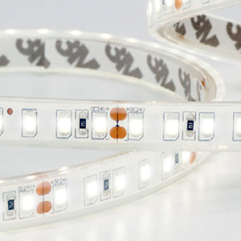 5W/m LED juosta, 24V, 120LEDs/m, 3000K, IP65, 5m ritė, LS47