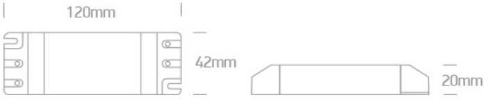 6-8W LED maitinimo šaltinis, 700mA, dimeriuojamas, 89008AT