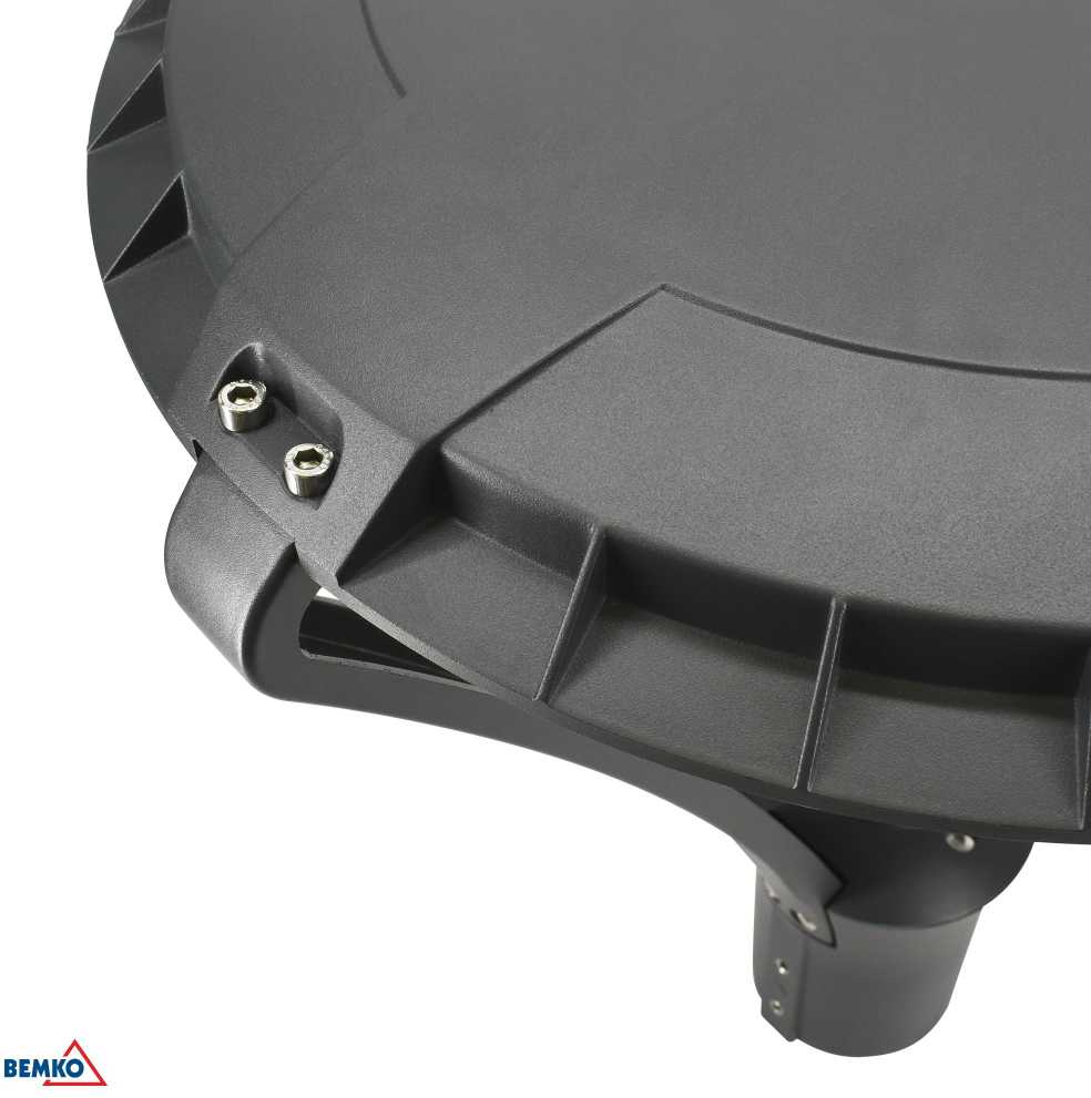 60W LED gatvės šviestuvas IBERIS, antracito pilkos sp., 3000K, IP66